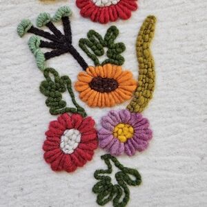 vintage wall hanging 27" x 14"